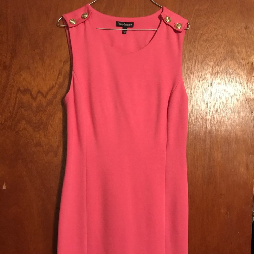 Coral Juicy Couture cocktail dress. Size 4